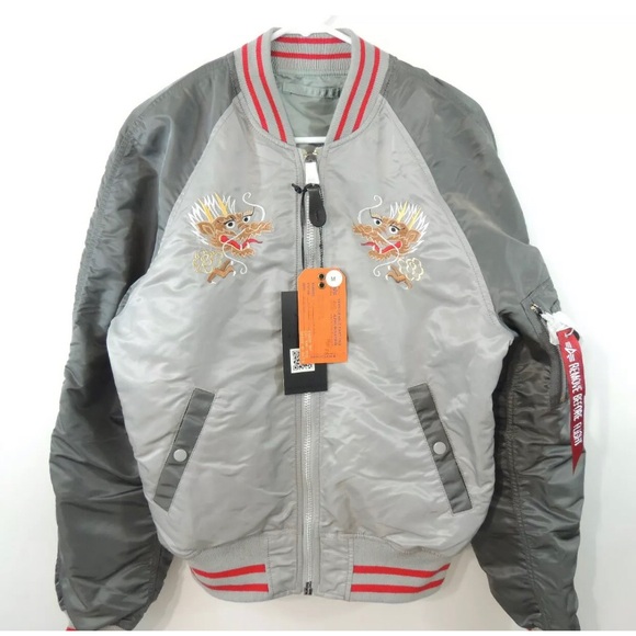 Alpha Industries Other - Alpha Industries Two Dragon Bomber Jacket Size M